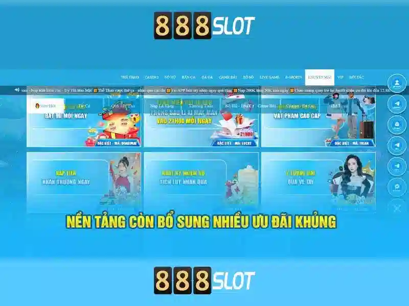 888slot - Sàn trò chơi trực tuyến nổi bật