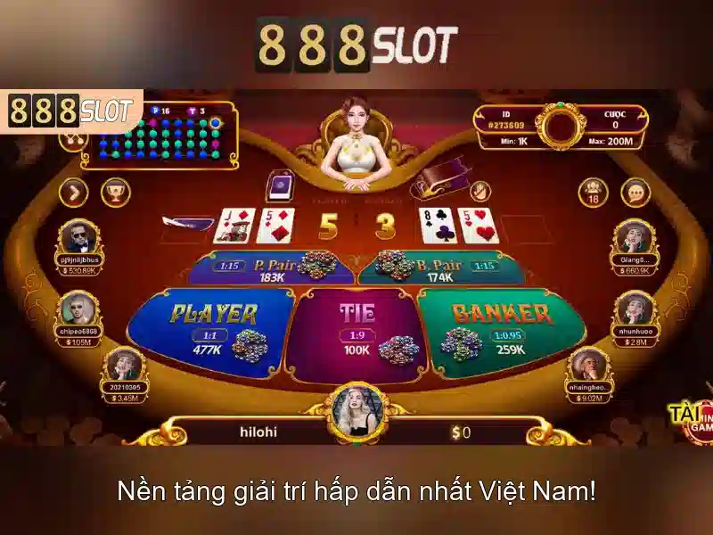 888slot: Nền tảng casino trực tuyến nổi bật tại Việt Nam