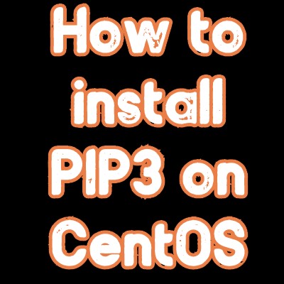 how to install pip3